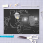 ハッピーバースデーティッシュペーパー 薄葉紙 (クラフト)