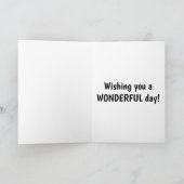 ハッピーバースデーテディベアバディズワードクラウド カード (内部)