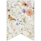 ハッピーバースデーテラコッタワイルドフラワーガール バンティングフラッグ (第1の旗)