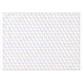 ハッピーバースデーテーブルクロカラフルス星 テーブルクロス (正面(横))