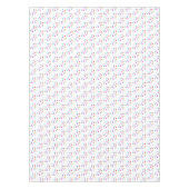 ハッピーバースデーテーブルクロカラフルス星 テーブルクロス (正面)