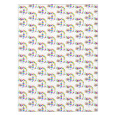 ハッピーバースデーテーブルクロスのキャンドルバルーン テーブルクロス (正面)