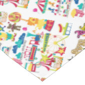 ハッピーバースデーテーブルクロスカーニバルサーカス テーブルクロス (アングル)