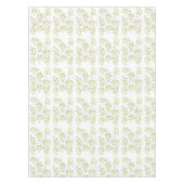 ハッピーバースデーテーブルクロスグリーン紙吹雪 テーブルクロス (正面)