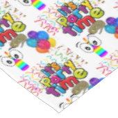 ハッピーバースデーテーブルクロスパーティー時間 テーブルクロス (アングル)