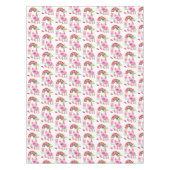 ハッピーバースデーテーブルクロスピンクピッグ テーブルクロス (正面)