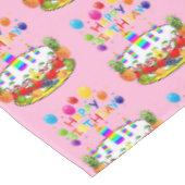 ハッピーバースデーテーブルクロスフルーツケーキ テーブルクロス (アングル)