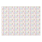 ハッピーバースデーテーブルクロスフレンズファミリー テーブルクロス (正面(横))