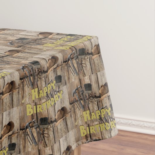ハッピーバースデーテーブルクロス建築ツール テーブルクロス (インサイチュ)