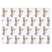 ハッピーバースデーテーブルクロス驚き テーブルクロス (正面(横))