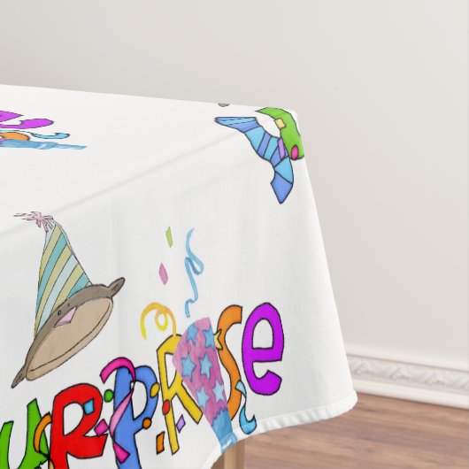 ハッピーバースデーテーブルクロス驚き テーブルクロス (インサイチュ)