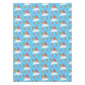 ハッピーバースデーテーブルクロスIPhone文字クラウド テーブルクロス (正面)