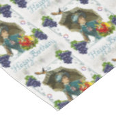 ハッピーバースデーテーブルクロビクトリアンスブドウ テーブルクロス (アングル)