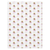 ハッピーバースデーテーブルクロフクロウ テーブルクロス (正面)