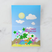 ハッピーバースデーディノスカード カード (内部)