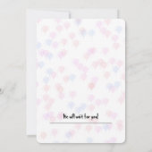 ハッピーバースデーディノ 招待状 (裏面)