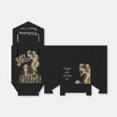 ハッピーバースデーディバガール | DIY名 |ブロンズ フェイバーボックス (折り畳みなし)