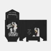 ハッピーバースデーディバガール | DIY名 |白 フェイバーボックス (折り畳みなし)