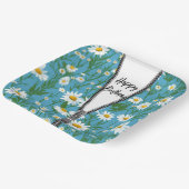 ハッピーバースデーデイジーとジッパー ペーパープレート (傾斜あり)