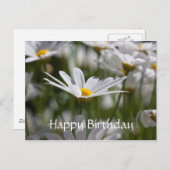 ハッピーバースデーデイジーはがき ポストカード (正面/裏面)
