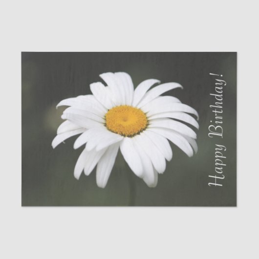 ハッピーバースデーデイジー組織 薄葉紙 (正面)