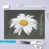 ハッピーバースデーデイジー組織 薄葉紙 (クラフト)