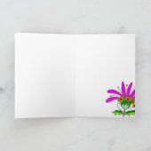 ハッピーバースデーデイジー カード (内部)