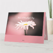 ハッピーバースデーデイジー カード (裏面)