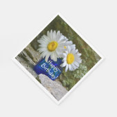 ハッピーバースデーデイジー スタンダードランチョンナプキン (角)