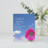 ハッピーバースデーデイジー 招待状 (スタンド正面)