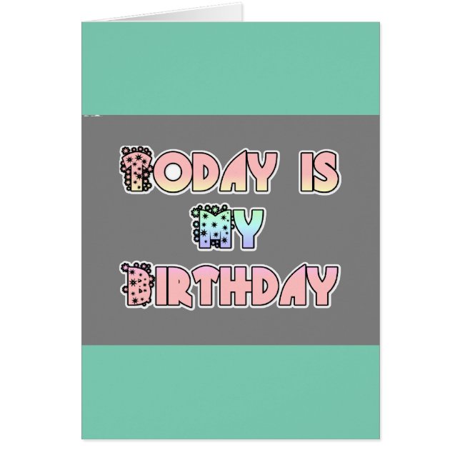 ハッピーバースデーデザイン (正面)