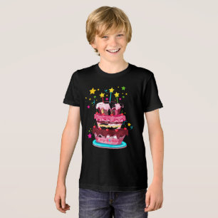 ハッピーバースデーデザイン トライブレンドTシャツ