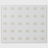 ハッピーバースデーデザイン ラッピングペーパー (フラット)