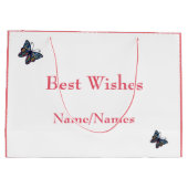 ハッピーバースデーデザイン ラージペーパーバッグ (裏面)