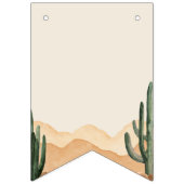 ハッピーバースデーデザートカボスサウスウェストカウボーイ バンティングフラッグ (第1の旗)