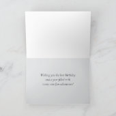 ハッピーバースデーデザートランドスケープハイキングケアン カード (内部)