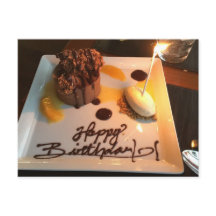 ハッピーバースデーデザート