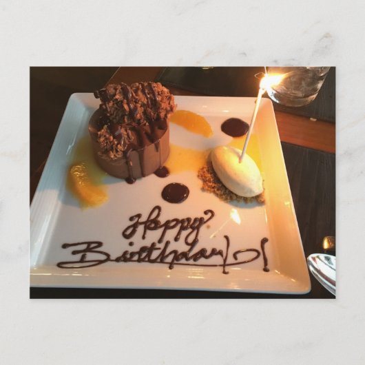 ハッピーバースデーデザート ポストカード (正面)