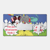 ハッピーバースデーデスクマット デスクマット (キーボード&マウス)