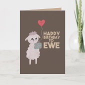 ハッピーバースデートゥエ カード (正面)