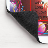 ハッピーバースデートゥーアメリカ美術プリント マウスパッド (コーナー)