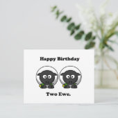 ハッピーバースデートゥーユートゥーユーカートゥーン ポストカード (スタンド正面)