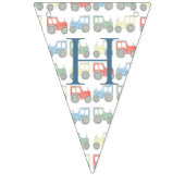 ハッピーバースデートラクタバナー バンティングフラッグ (第2の旗)