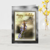 ハッピーバースデートンフライカード カード (黄色い花)