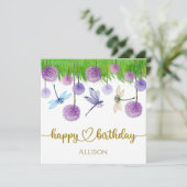 ハッピーバースデートンフライワイルドフラワーウォーター色 カード (スタンド正面)