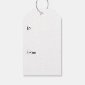 ハッピーバースデードイツシェパードドッグスお誕生日ケーキ ギフトタグ (裏面)