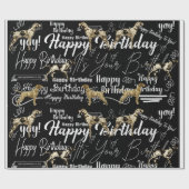 ハッピーバースデードイツ短焦点ポインタ ラッピングペーパー (フラット)