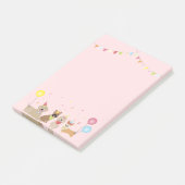ハッピーバースデードッグパーティー ポストイット (アングル)