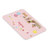 ハッピーバースデードッグパーティー マグネット (右側)