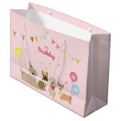 ハッピーバースデードッグパーティー ラージペーパーバッグ (正面アングル)